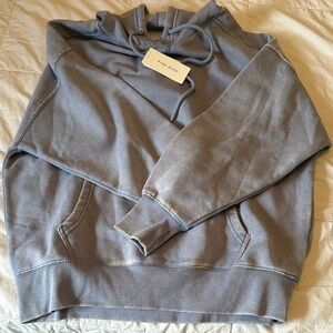 Faded Blue Hoodie Sweater